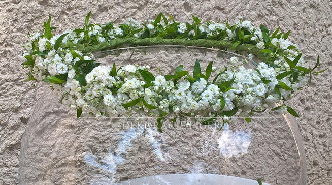 Wianki i bukieciki komunijne z żywych kwiatów Łódź i okolice