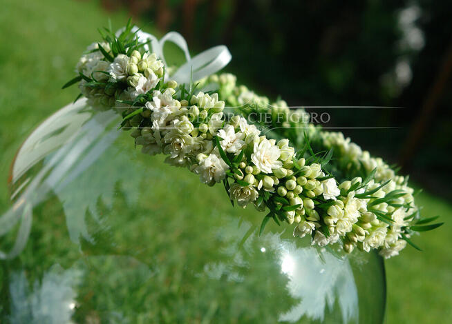 Wianki i bukieciki komunijne z żywych kwiatów Łódź i okolice