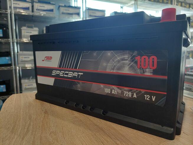 NAJTAŃSZY AKUMULATOR SPECBAT 100AH 760A GDAŃSK