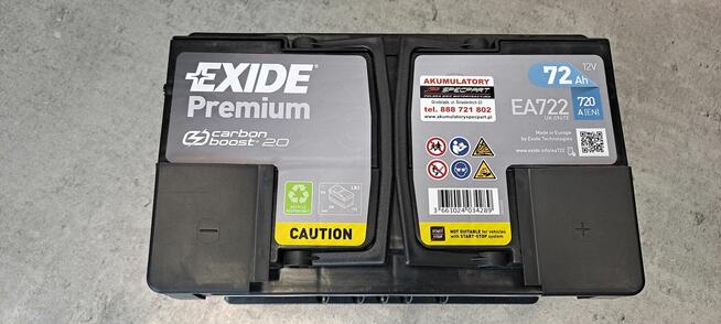 AKUMULATOR 72Ah 720A EXIDE PREMIUM