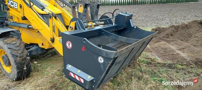 Łyżka przesiewająca Kovaco do koparko-ładowarki ramię przód