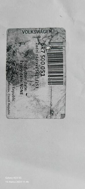 tylna belka 6R7500051 Skoda Rapid / Spaceback (2012-2019) –