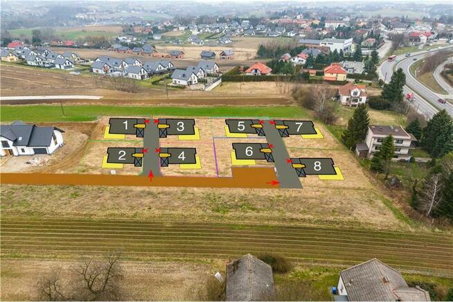 Sulechów - Kocmyrzów, działka z PNB - 940m2 PUMu