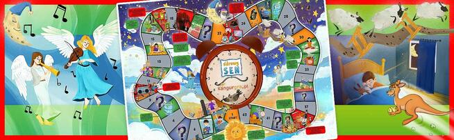 ZDROWY SEN GRA XXL dla DZIECI o zdrowiu i higienie snu