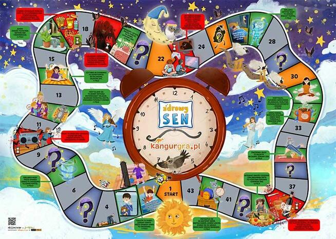 ZDROWY SEN GRA XXL dla DZIECI o zdrowiu i higienie snu