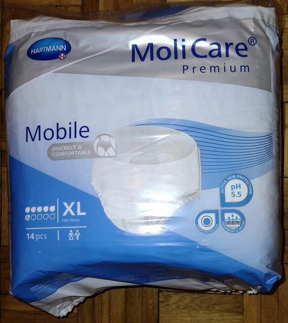 Pieluchomajtki Hatmann Molicare Premium Mobile XL 2.0zl.