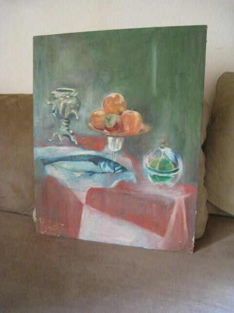 Obraz olejny martwa natura