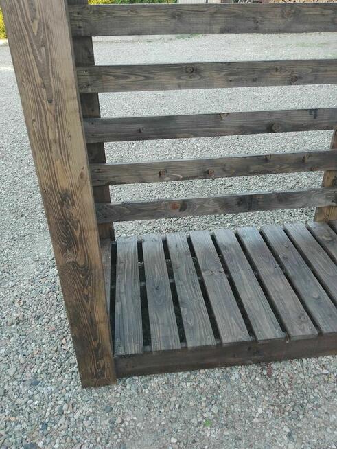 Drewutnia duża pokryta gontem 300 x 90 x 180 cm 4,8 m3