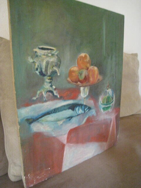 Obraz olejny martwa natura