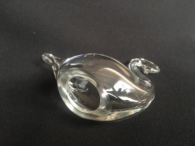 Figurka szklana łabędź szkło