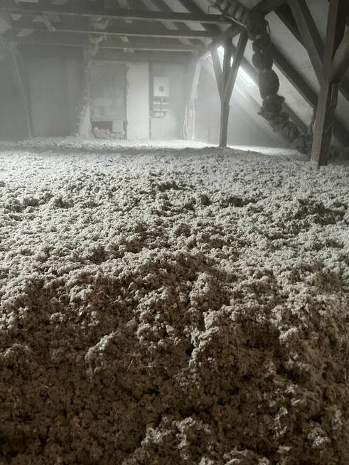 Ocieplanie i izolacje wełną celulozową