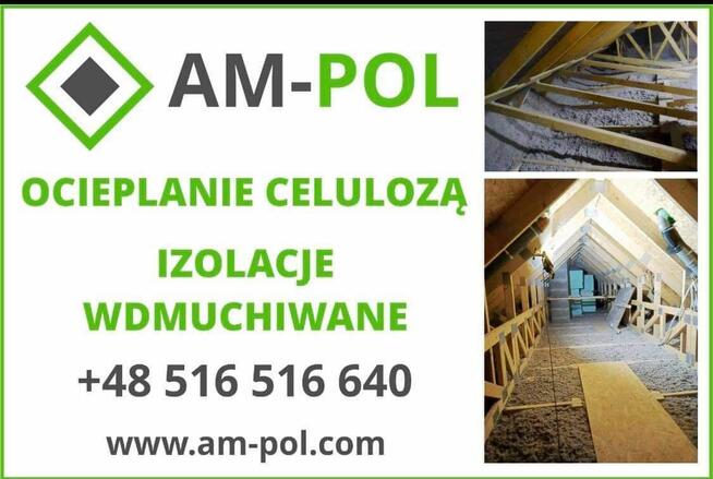 Ocieplanie i izolacje wełną celulozową