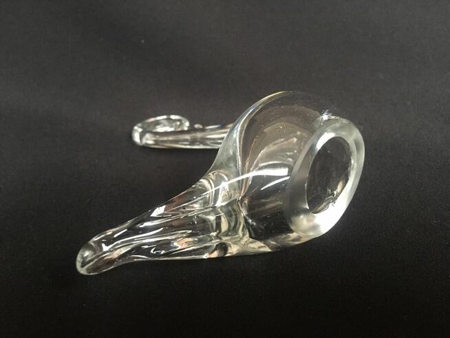 Figurka szklana łabędź szkło