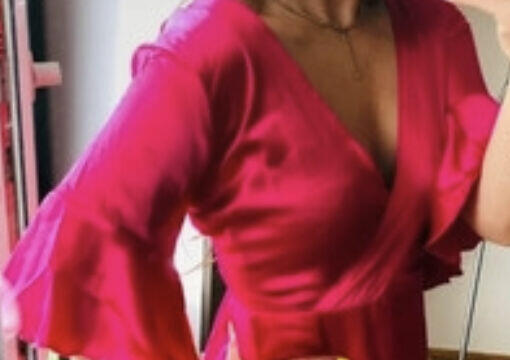 Zwiewna różowa sukienka roz. 38-40