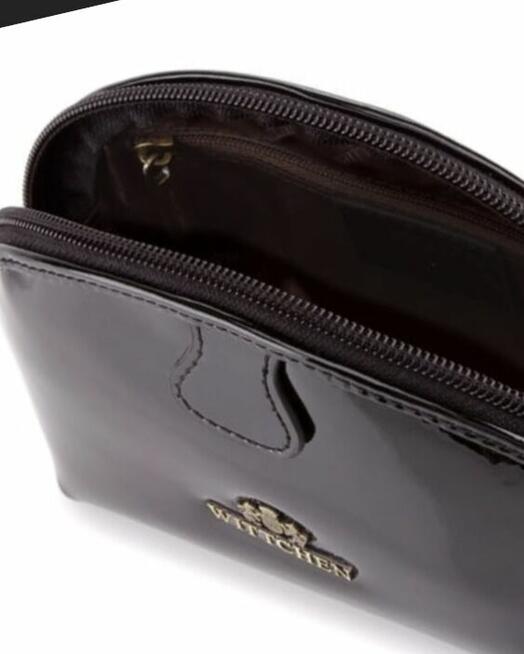 Kosmetyczka skórzana lakierowana NOWA Wittchen