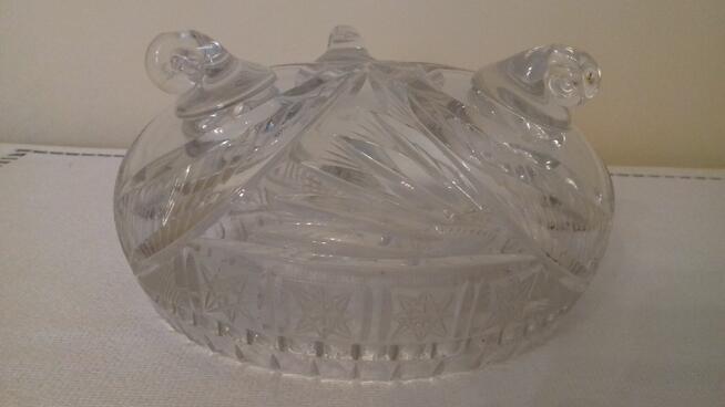 Owocarka kryształowa średnia, Vintage, do sprzedania