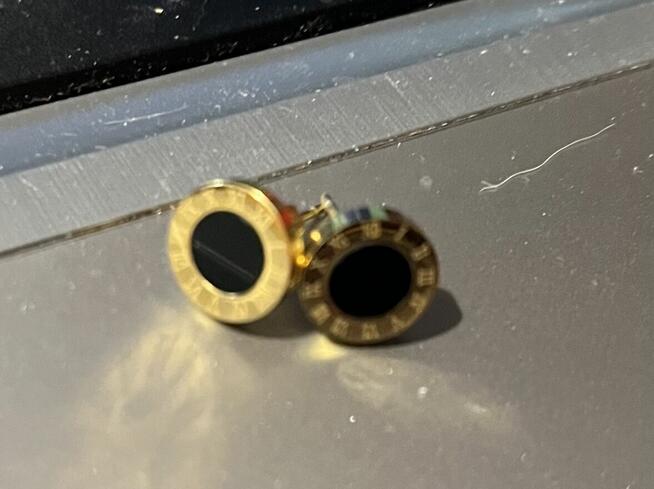 Kolczyki Złote Kółka stal chirurgiczna