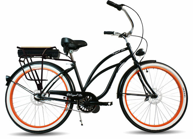 Rower ELEKTRYCZNY damski ebike miejski 26 / 28 beach Cruiser