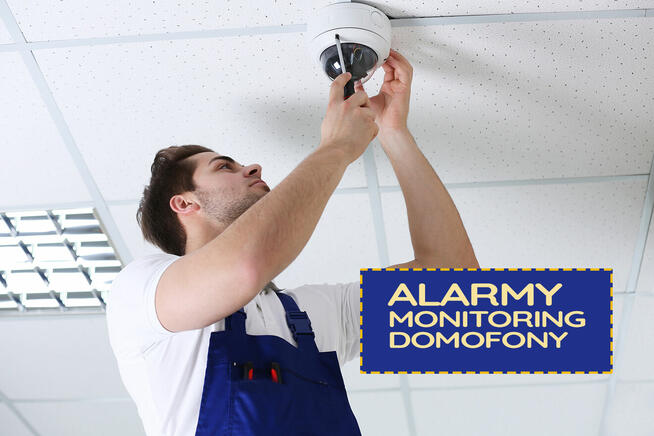 Montaż instalacji systemu alarmowego monitoringu domofonu