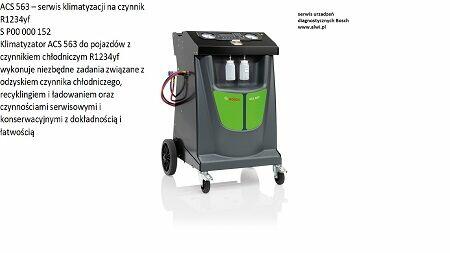 Acs 563 stacja klimatyzacji odbierz myjkę Bosch Advanced