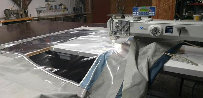 Naprawa przedsionki campingowe, Szycie parasole altany pokry