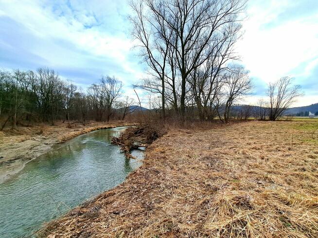 Działka nad rzeką Olszanka z WZ, 42,5 ar Myczkowce