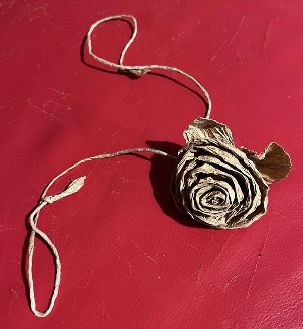 Naszyjnik lub bransoletka róża, hand made