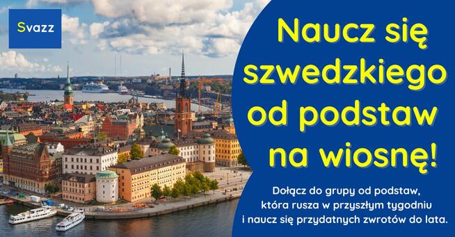 J.szwedzki ONLINE od podstaw - rusza nowa grupa kursowa