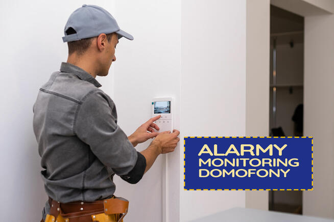 Alarmy Monitoring Kamery Domofony Montaż Instalacja Naprawa