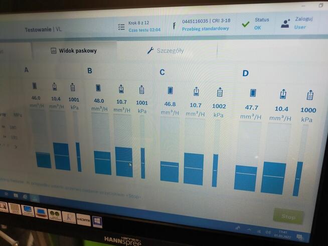 Dci 700 tester wtryskiwaczy Bosch 0683725001