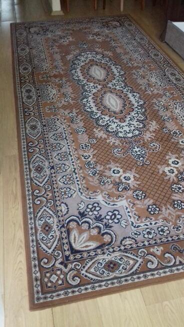 Dywan 350x153 brązowo-beżowo-czarny, do sprzedania