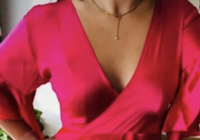 Zwiewna różowa sukienka roz. 38-40