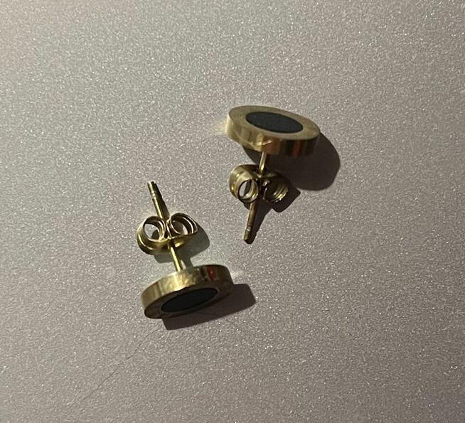 Kolczyki Złote Kółka stal chirurgiczna