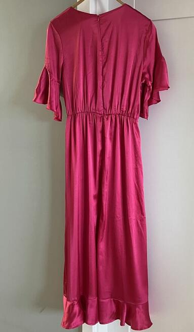 Zwiewna różowa sukienka roz. 38-40