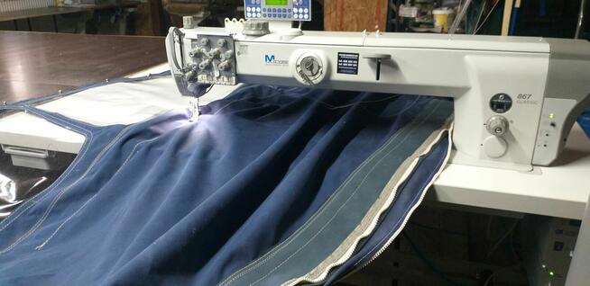 Naprawa przedsionki campingowe, Szycie parasole altany pokry