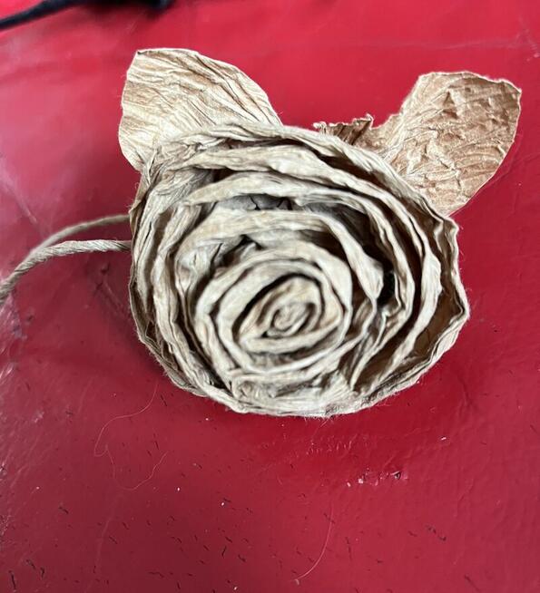 Naszyjnik lub bransoletka róża, hand made