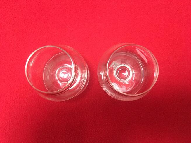 PRL stare kieliszki pasek paski