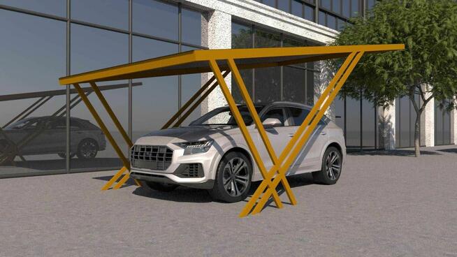 Wiata Carport X-2 Konstrukcja pod fotowoltaikę
