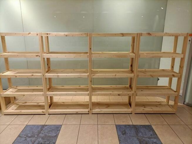 Meble sklepowe: regały, lady, wyspy drewniane