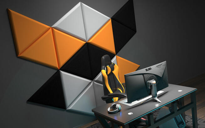 Zestaw paneli ściennych dla gracza od desibox