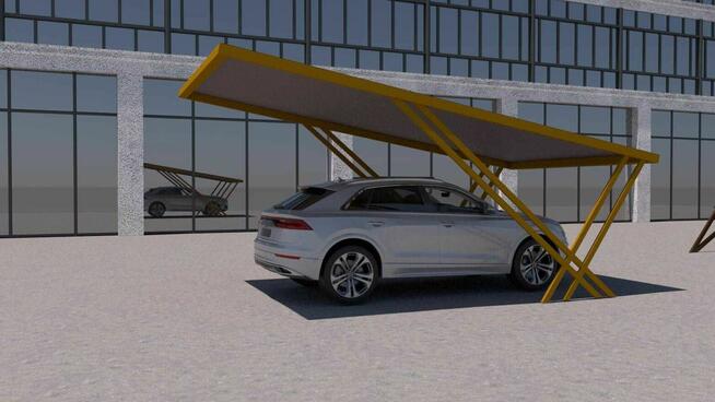 Wiata Carport X-2 Konstrukcja pod fotowoltaikę