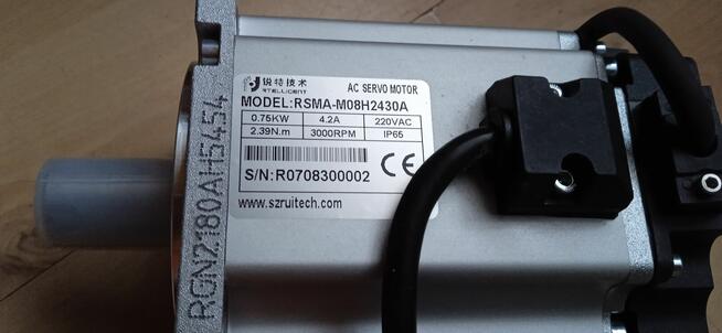 Servo motor servo silnik 0,75 kW RSMA-M08H2430A + sterownik