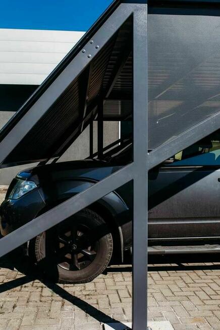 Wiata garażowa - 1 stanowiskowa - pod panele PV