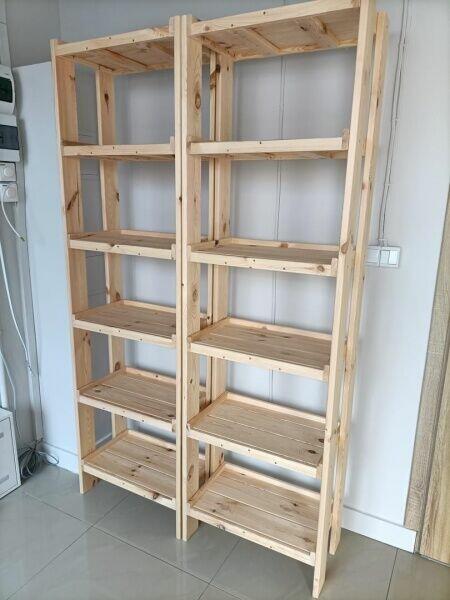 Meble sklepowe: regały, lady, wyspy drewniane