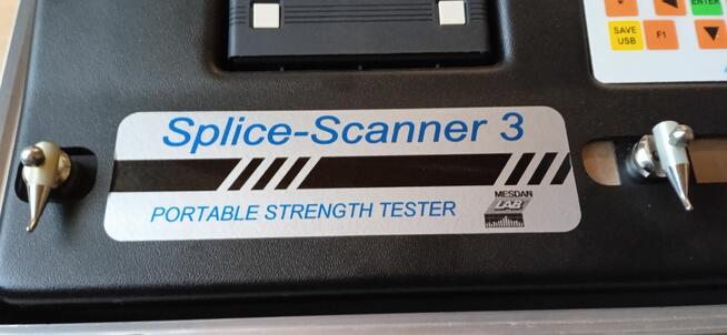 Urządzenie do pomiaru naprężenia przędzy MESDAN Splice Scann