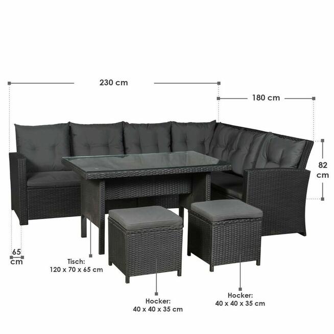 853 MEBLE NAROŻNIK RATTANOWY OGRODOWY RATTAN RATY