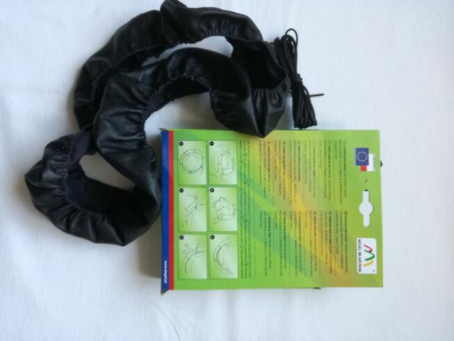 Skórzany pokrowiec na kierownicę