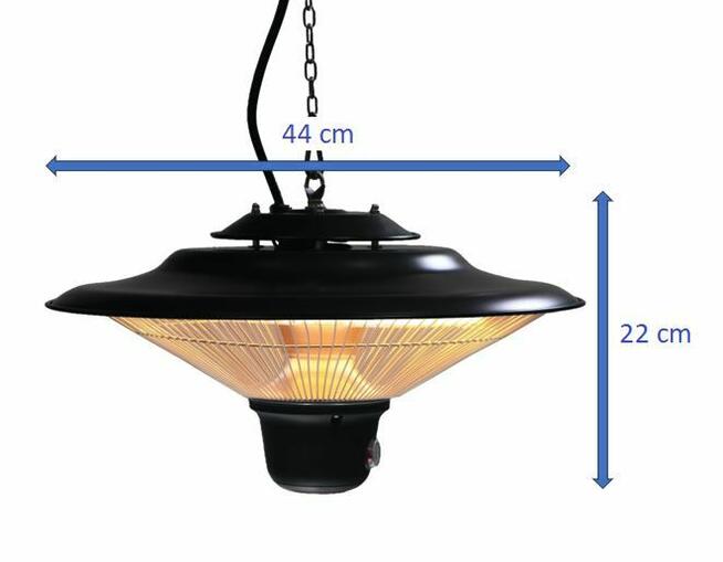 promiennik ogrzewanie na taras, balkon, werande +pilot
