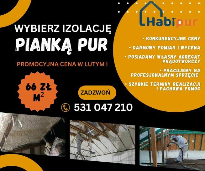 Docieplenie pianą PUR