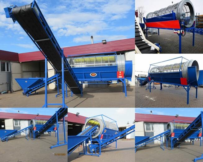 Stacjonarny przesiewacz do ziemi, elektryczny - 488 cm